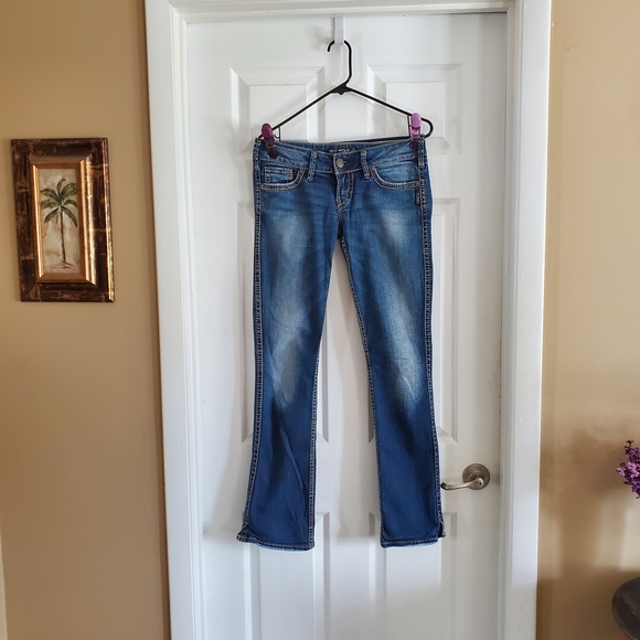 Silver Jeans Women's Medium Blue Boot Cut Jeans - Picture 1 of 13
